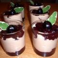 Dessert: Tobleronecreme mit Schokoladekirschen