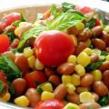 Sommerlicher Bohnen-Mais-Salat