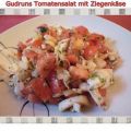 Salat: Tomatensalat mit Ziegenkäse
