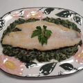 Fisch : ...an buntem Reis mit Rahmspinat