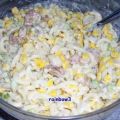 Salat: Nudelsalat mit Fleisch