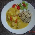 Fleisch : Currygeschnetzeltes mit Ananas