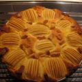 Käse-Apfel-Kuchen mit Marzipan
