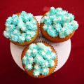 Vanille-Cupcakes mit Heidelbeer Frosting