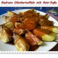 Kartoffeln: Ofenkartoffeln mit Asia-Soße