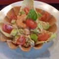 Avocado - Wildreis Salat mit Meeresfrüchte