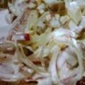 Matjes-Salat mit saurer Sahne