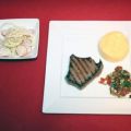 Bio-Steak mit Polenta, Salsa-Soße und[...]