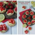 Zitronen-Erdbeer-Tartelettes