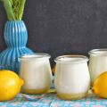 Selbstgemachter Lemon Curd-Joghurt