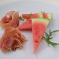 Melone und Schinken - ein schnelles Abendessen