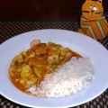 Fisch Curry mit Gemüse und Pilze