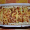 Schnitzel-Lasagne mit Zucchini und Tomaten