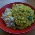 Linsen mit Maisreis - Indien - vegan