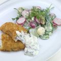 Lauwarmer Gnocchi-Salat mit Backfisch und[...]