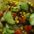Bunter Salat mit Mais