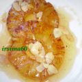 Dessert: Ananas in Honig
