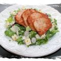 Rezept: gebratener Leberkäse auf Salatbett {Low[...]