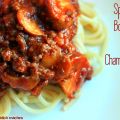 Spaghetti Bolognese mit Champignons