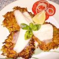 gedünstetes Zanderfilet auf Zucchini-Rösti