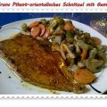 Fleisch: Schnitzel orientalisch mit Gemüse