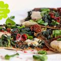 Bärlauch- Dinkel Pizza mit Cashew-Mozzarella[...]