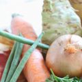 Ernte-Suppe oder Gemüseeintopf