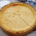 Käsekuchen mit Boden