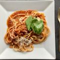 Pasta mit Speck und Tomaten