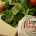 Spinat- Ricotta- Nocken mit geschmelzten Tomaten