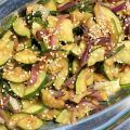 Zucchini mit Sesam