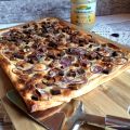 Schneller Flammkuchen mit Cashewcreme, Tofu und[...]