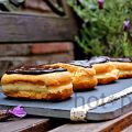 Eclairs mit Vanillecreme