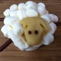 Schäfchen-Cupcakes aus Marshmallows
