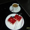 Kuchen: Fruchtige Erdbeer-Joghurt-Schnitten