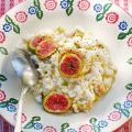 Risotto mit Lardo, Feigen und Rosmarin