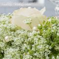 Tischdeko mit Freitagsblümchen