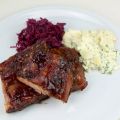 Mit Honig glasierte Sous vide Spareribs