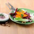 Wintersalat mit Mascarpone-Dressing