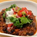 My amazing black bean chili con carne