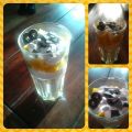 Mango mit Erdbeerquark