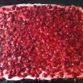 Himbeerkuchen am Blech