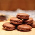 Double-Chocolate Macarons  {Hmmm}