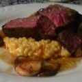 Kürbisrisotto mit Entrecote und warmem[...]