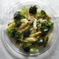 Spargelsalat weiß-grün mit Broccoli
