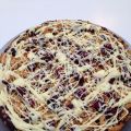 Tripple-Chocolate-Kuchen mit Cranberrys
