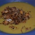 Kichererbsensuppe mit gebratenem Sauerkraut
