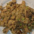 Couscous mit Hähnchenbrust und Champignons