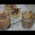 Birnen-Marshmallow-Kaffee-Dessert