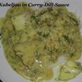 Fisch : Kabeljau in Curry-Dill-Sauce gar ziehen[...]